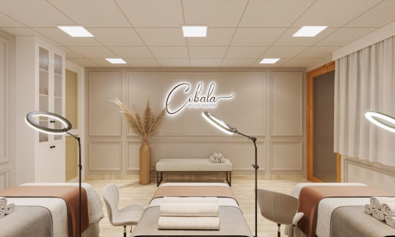 Thiết kế nội thất Spa- Cobala Chúc Sơn