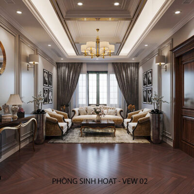Thiết kế nội thất - Biệt thự tân cổ điển