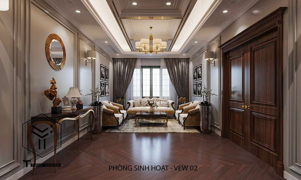 Thiết kế nội thất - Biệt thự tân cổ điển