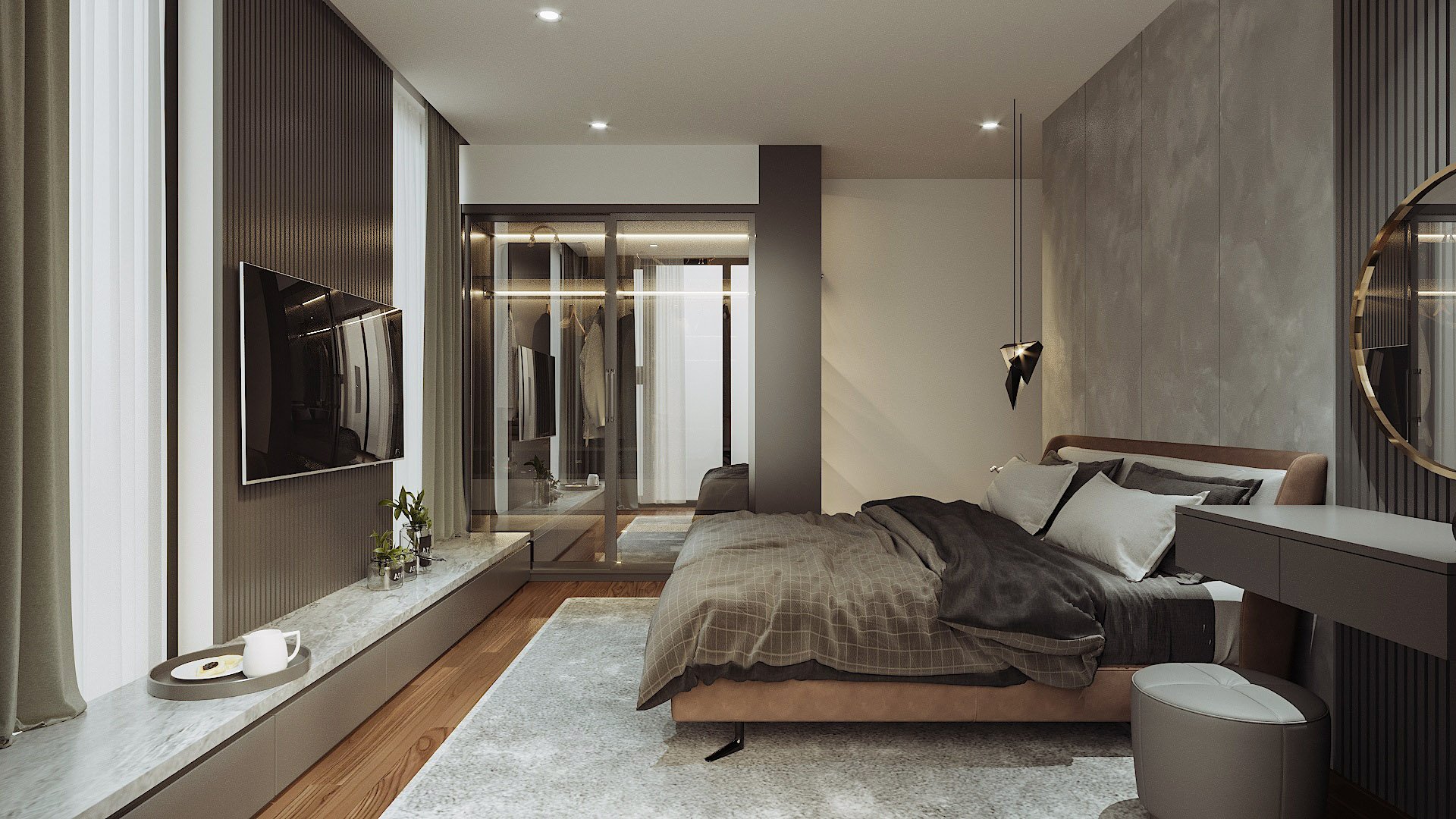 Thiết kế nội thất phong cách hiện đại